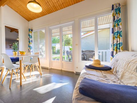 Chalet 4 personnes - CONFORT - 2 chambres - 35m2 - Terrasse intégrée