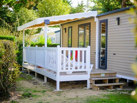 MOBILHOME 6 personnes - COTTAGE CONFORT 3 ch. 6 pers. - 35m2 - terrasse couverte