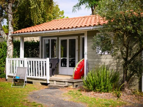 Chalet 4 personnes - CONFORT - 2 chambres - 35m2 - Terrasse intégrée