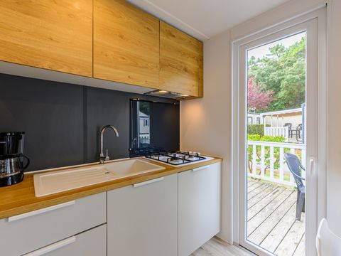 MOBILHOME 6 personnes - COTTAGE CONFORT 3ch. 6 pers. - 35m2 - terasse parasol