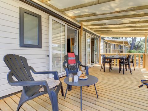 MOBILHOME 6 personnes - Comfort XL | 2 Ch. | 4/6 Pers. | Terrasse surélevée | Clim.