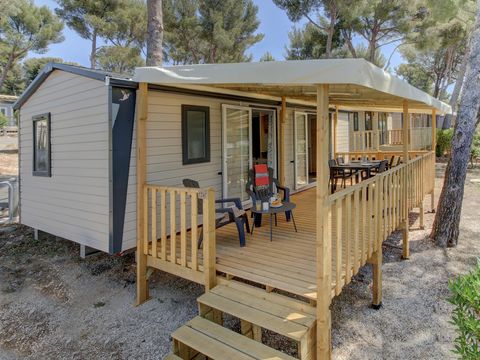MOBILHOME 6 personnes - Comfort XL | 2 Ch. | 4/6 Pers. | Terrasse surélevée | Clim.