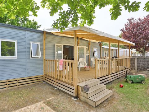 Mobilhome 6 personnes - Comfort XL | 3 Ch. | 6 Pers. | Terrasse surélevée | Clim.
