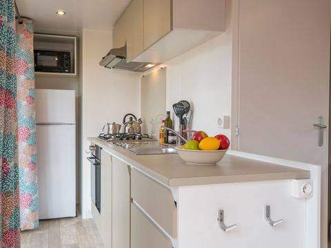Mobilhome 6 personnes - Comfort XL | 3 Ch. | 6 Pers. | Terrasse surélevée | Clim.