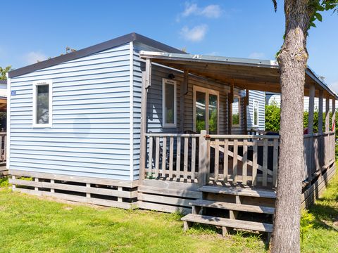 MOBILHOME 6 personnes - Premium Azure | 3 Ch. | 6 Pers. | Terrasse surélevée