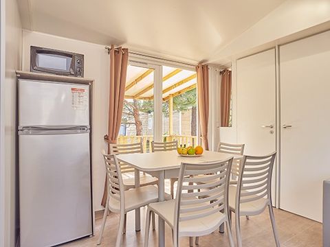 MOBILHOME 6 personnes - Premium | 3 Ch. | 6 Pers. | Terrasse surélevée