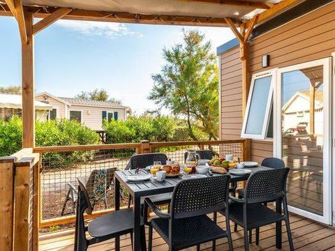 MOBILHOME 6 personnes - Mobil-home | Premium | 3 Ch. | 6 Pers. | Terrasse Lounge | Clim. | TV