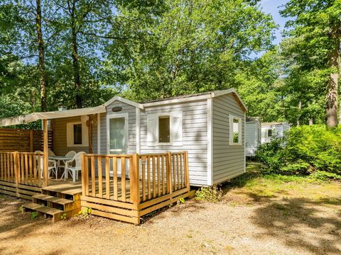 MOBILHOME 4 personnes - Comfort | 2 Ch. | 4 Pers. | Terrasse surélevée | Clim.