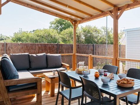 Mobilhome 4 personnes - Mobil-home | Premium | 2 Ch. | 4 Pers. | Terrasse Lounge | Clim. | TV