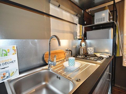 TENTE TOILE ET BOIS 5 personnes - Le Lodge Oulébo 2ch. 5 pers