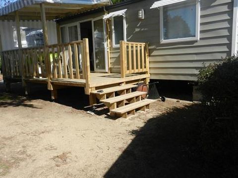 MOBILHOME 6 personnes - CAMPING ACAPULCO  3 chambres +2 SDB+terrasse couverte (lave-vaisselle )36/40m²