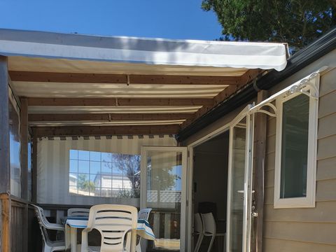 MOBILHOME 6 personnes - CAMPING ACAPULCO  3 chambres +2 SDB+terrasse couverte (lave-vaisselle )36/40m²