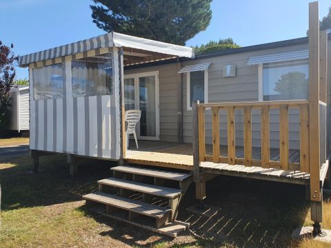 MOBILHOME 6 personnes - CAMPING ACAPULCO  3 chambres +2 SDB+terrasse couverte (lave-vaisselle )36/40m²