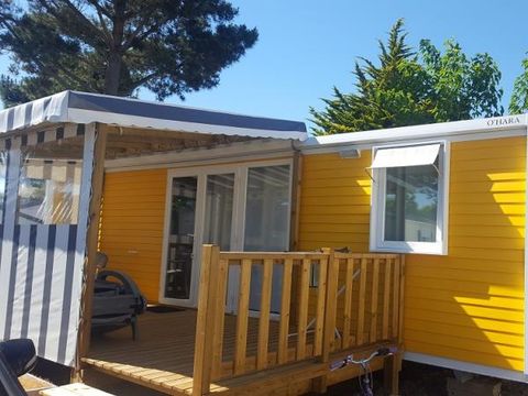 MOBILHOME 4 personnes - ACAPULCO MH 2 chambres GRAND CONFORT RESIDENTIEL terrasse couverte (117)