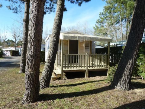 MOBILHOME 2 personnes - MOBIL-HOME 1 CHAMBRE TERRASSE 16-20m² 2 pers