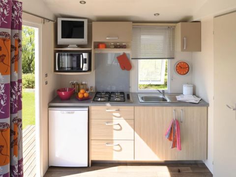 MOBILHOME 2 personnes - MOBIL-HOME 1 CHAMBRE TERRASSE 16-20m² 2 pers