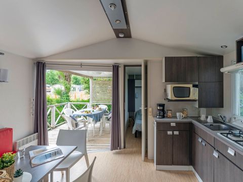 MOBILHOME 5 personnes - Résidence O'HARA PANORAMIQUE MODERN ECO-CONCU / 28m2 - 2 chambres - Terrasse semi-couverte 5/6 pers