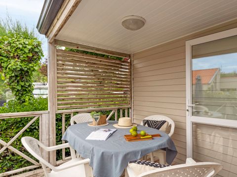 MOBILHOME 6 personnes - Résidence O'HARA PANORAMIQUE CLASSIQUE ECO-CONCU / 28m2 - 2 chambres - Terrasse semi-couverte 5/6 pers