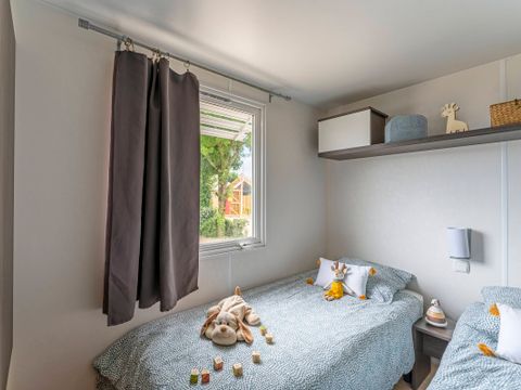 MOBILHOME 6 personnes - Résidence O'HARA PANORAMIQUE CLASSIQUE ECO-CONCU / 28m2 - 2 chambres - Terrasse semi-couverte 5/6 pers