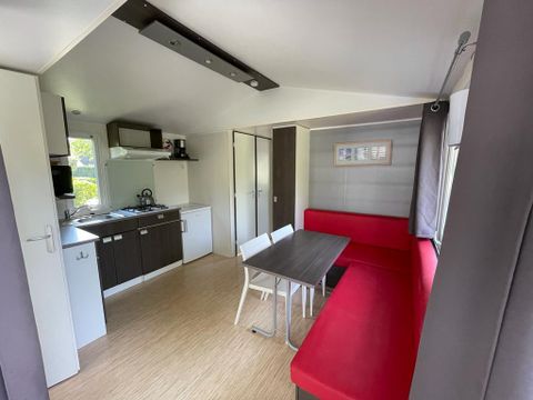 MOBILHOME 6 personnes - Résidence O'HARA PANORAMIQUE CLASSIQUE ECO-CONCU / 28m2 - 2 chambres - Terrasse semi-couverte 5/6 pers