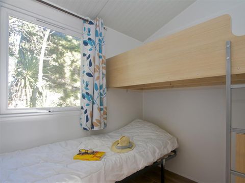 Bungalow toilé 4 personnes - AVENTURE - Tithome Fuschia 20 m² - 2 chambres