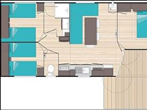 Mobilhome 6 personnes - CLASSIQUE