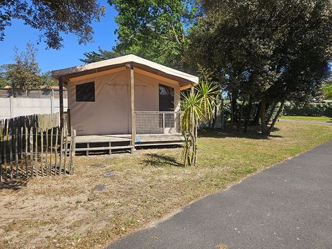 TENTE TOILE ET BOIS 4 personnes - ECOLODGE SAHARI 2 chambres (sans sanitaire) 1/4 pers