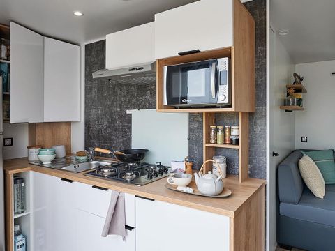 MOBILHOME 6 personnes - COTTAGE TRIO PREMIUM- TV-LAVE VAISSELLE 1/6 pers