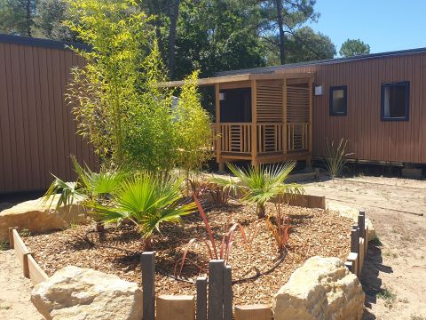 MOBILHOME 4 personnes - COTTAGE DUO PREMIUM 2 chambres - TV-LAVE VAISSELLE 4 pers