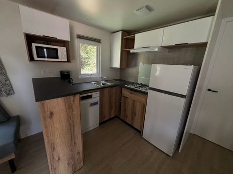 Mobilhome 4 personnes - CALIFORNIA DUO CONFORT - Lave-vaisselle - 2 chambres