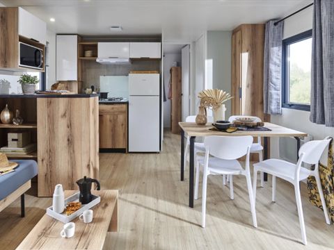 Mobilhome 4 personnes - CALIFORNIA DUO CONFORT - Lave-vaisselle - 2 chambres