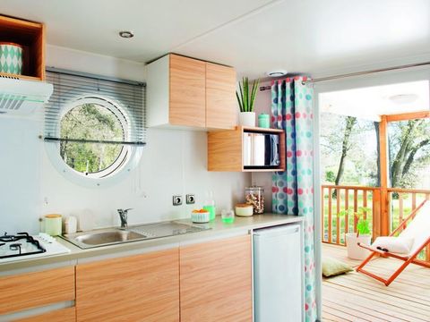 MOBILHOME 4 personnes - KIWI 23 m² MOBILHOME 4 personnes - KIWI 23 m²
