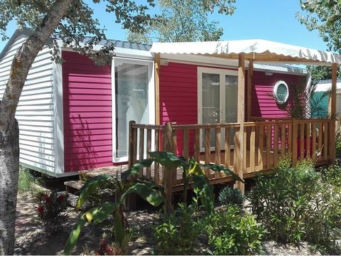 MOBILHOME 5 personnes - PITAYA - 28 m²- 2 chambres- terrasse semi-couverte 
