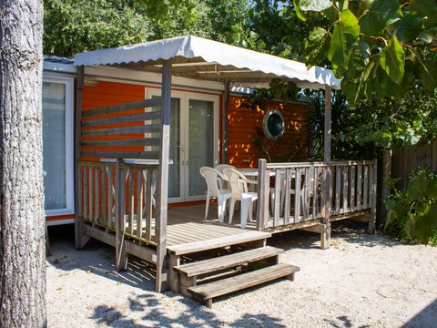 MOBILHOME 5 personnes - PITAYA - 28 m²- 2 chambres- terrasse semi-couverte 