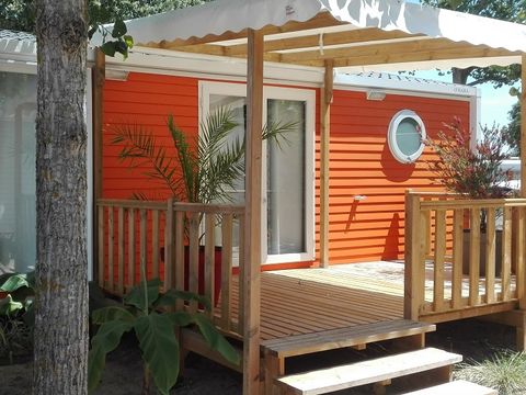 MOBILHOME 5 personnes - PITAYA - 28 m²- 2 chambres- terrasse semi-couverte 