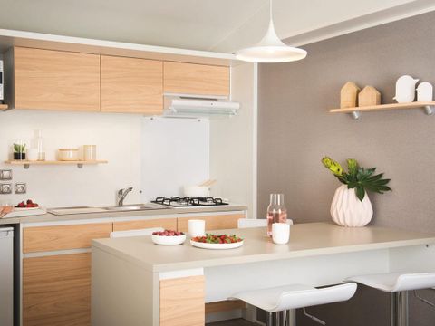 MOBILHOME 5 personnes - PITAYA - 28 m²- 2 chambres- terrasse semi-couverte 