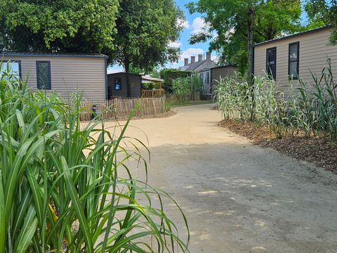 MOBILHOME 4 personnes - Cottage TERRE ET MER - 30m² - terrasse bois semi-couverte - 2 chambres - 4 pers