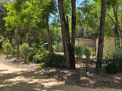 MOBILHOME 4 personnes - PREMIUM "TERRE et DUNE" - 32m² -  terrasse couverte 19 M²- 2 chambres - Nouveauté 2024