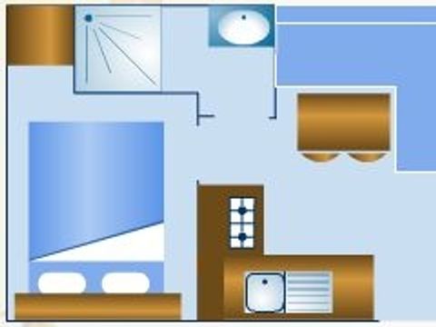 MOBILHOME 4 personnes - Cottage confort 3/4 personnes 
