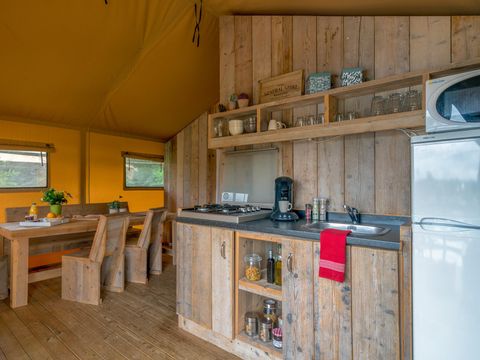 TENTE TOILE ET BOIS 6 personnes - Safari Lodge 6p