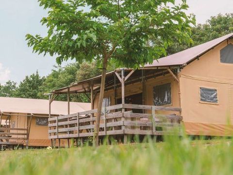 TENTE TOILE ET BOIS 8 personnes - Safari Lodge 8p