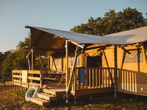 TENTE TOILE ET BOIS 7 personnes - Safari Lodge