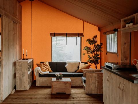 TENTE TOILE ET BOIS 7 personnes - Safari Lodge