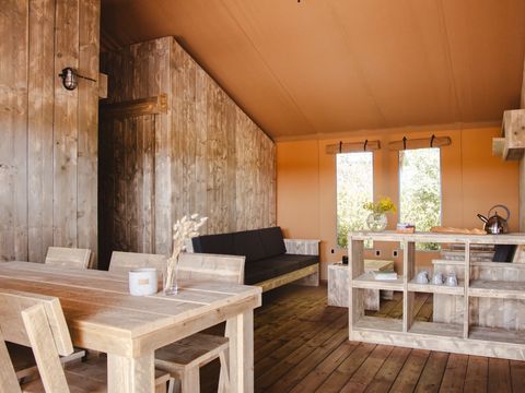 TENTE TOILE ET BOIS 7 personnes - Safari Lodge