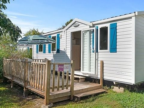 MOBILHOME 6 personnes - Homair mobil homes au camping La Guyonnière Classic | 2 Ch. | 4/6 Pers. | Terrasse surélevée non couverte