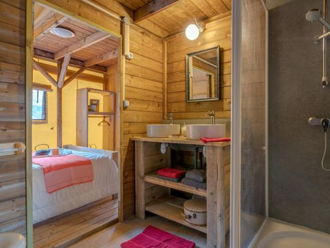 TENTE TOILE ET BOIS 8 personnes - Safari Lodge 8  personnes, Climatisée