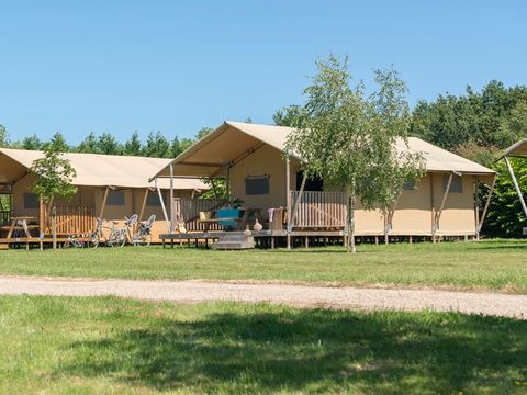 TENTE TOILE ET BOIS 6 personnes - Woody Lodge, Climatisé - 2 chambres