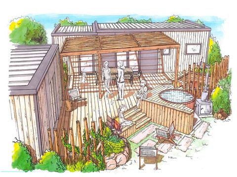 MOBILHOME 8 personnes - COTTAGE PREMIUM DUO - 8 PERS. - Climatisé