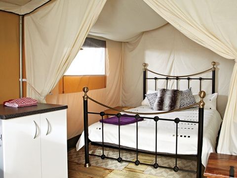 TENTE TOILE ET BOIS 6 personnes - Tente Safari | Tente Safari | 2 Ch. | 5/6 Pers. | Terrasse simple