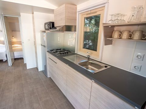 MOBILHOME 4 personnes - Comfort XL | 2 Ch. | 4 Pers. | Terrasse surélevée | Clim.